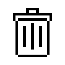 DELETE: TRASH CAN